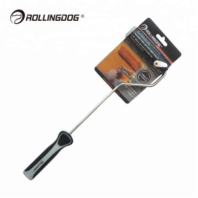 RD60069 Ningbo ROLLINGDOG 4 Inch China Professional High Density Polyester Patterned Edge Pipe Paint Brush Roller Kit Factory